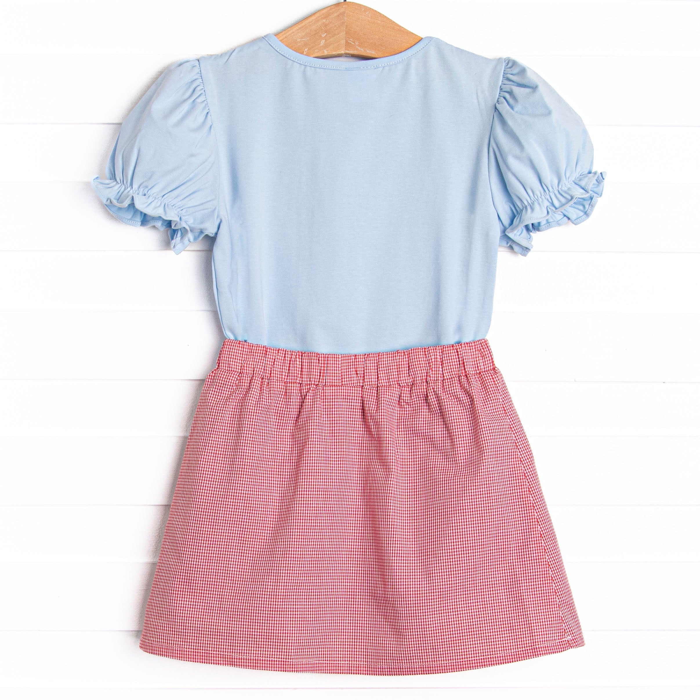 Back to the Basics Applique Skirt Set, Blue